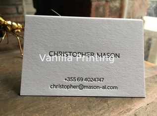 China Double Sided Letterpress Business Cards supplier