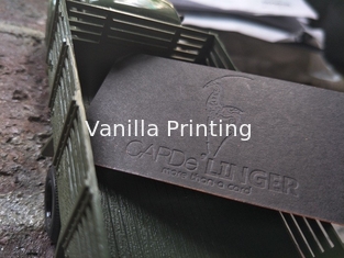 China Blind Debossed Business Cards With Letterpress supplier