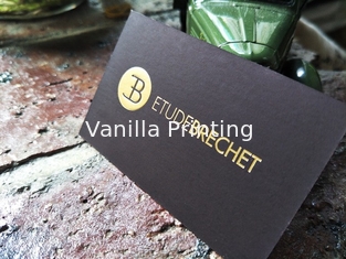 China Gold Foil Embossed Business Cards supplier