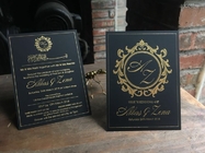 Eco Friendly Printing Custom Wedding Invitations Foil Stamping Finish For Party