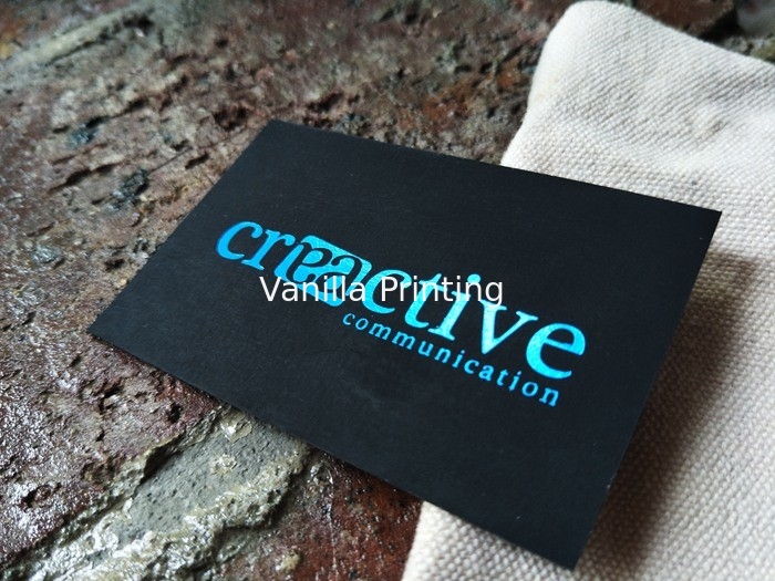 Luxury Offset Printing Foil Stamped Business Cards Free Sample For Events