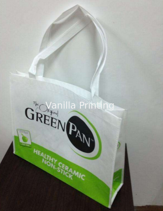 Durable Non Woven Shopping Bag , Custom Reusable Shopping Bags For Promotional