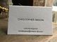 Double Sided Letterpress Business Cards supplier