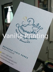 China Pure Cotton Textured Business Card Printing supplier