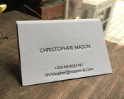 High End Letter Press Business Cards , Pantone Printing Business Cards