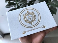 Classic Ivory Foil Stamped Wedding Invitations Cards With Pure Cotton Paper Type