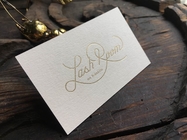 Custom Gold Foil Stamped Business Cards Offset Printing ISO 9001 Approved
