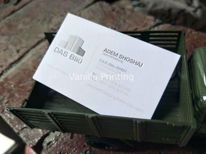 Customized Logo Cotton Paper Business Cards Fine Craftsmanship For Gift Invitation