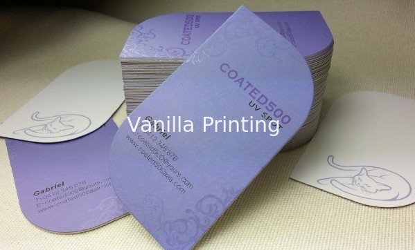 Colorful Premium Embossed Business Cards , Matte Laminated Business Cards